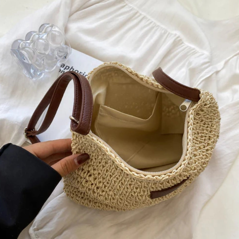 petit sac en paille femme