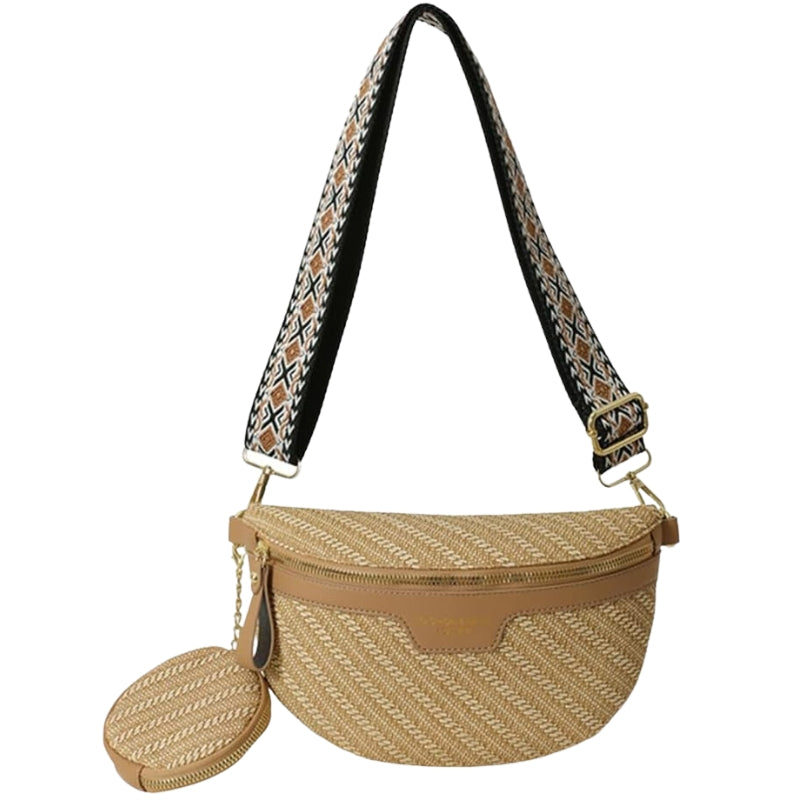 Sac Banane Femme Luxe - Beige