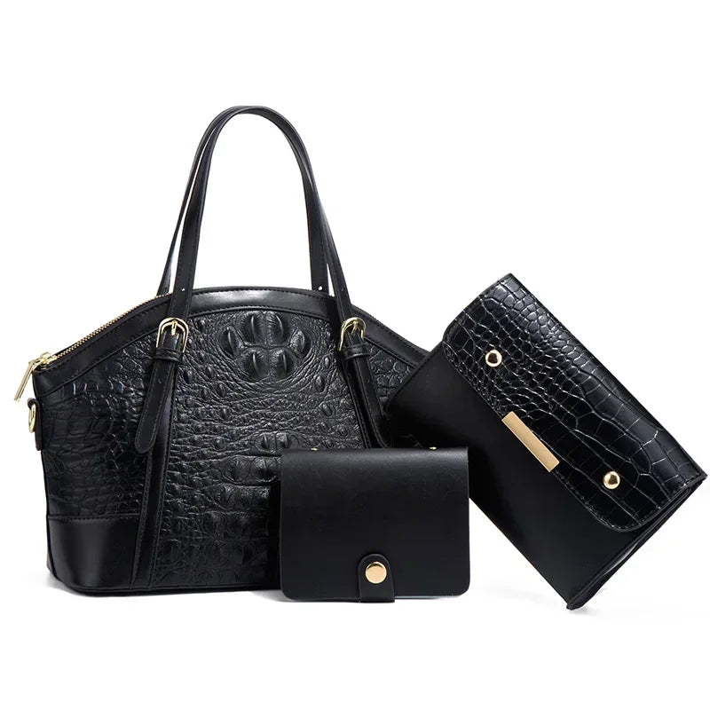 ensemble sac en croco femme