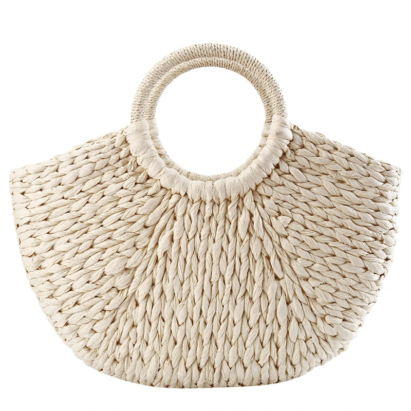 Grand sac paille