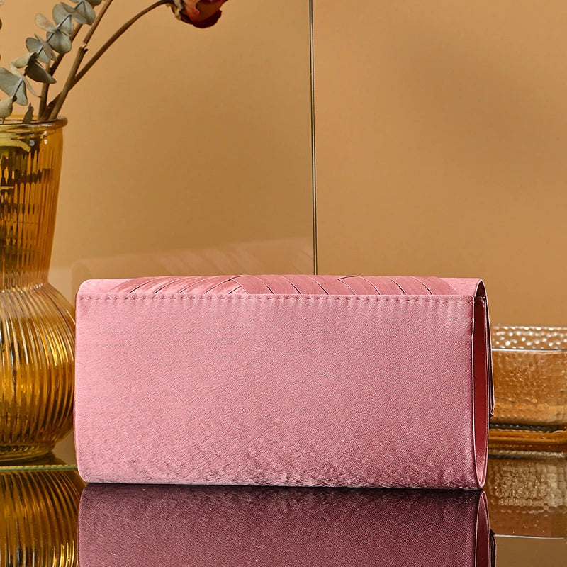 Sac Pochette Soirée Rose et Moderne