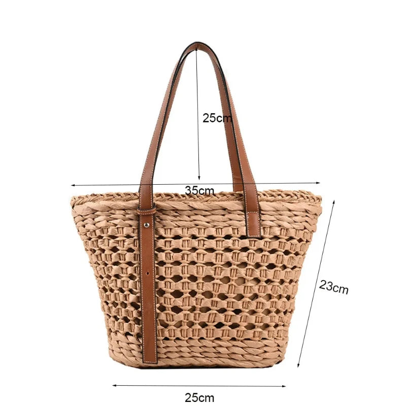 Sac à Main Panier Vintage et Marron sur fond blanc