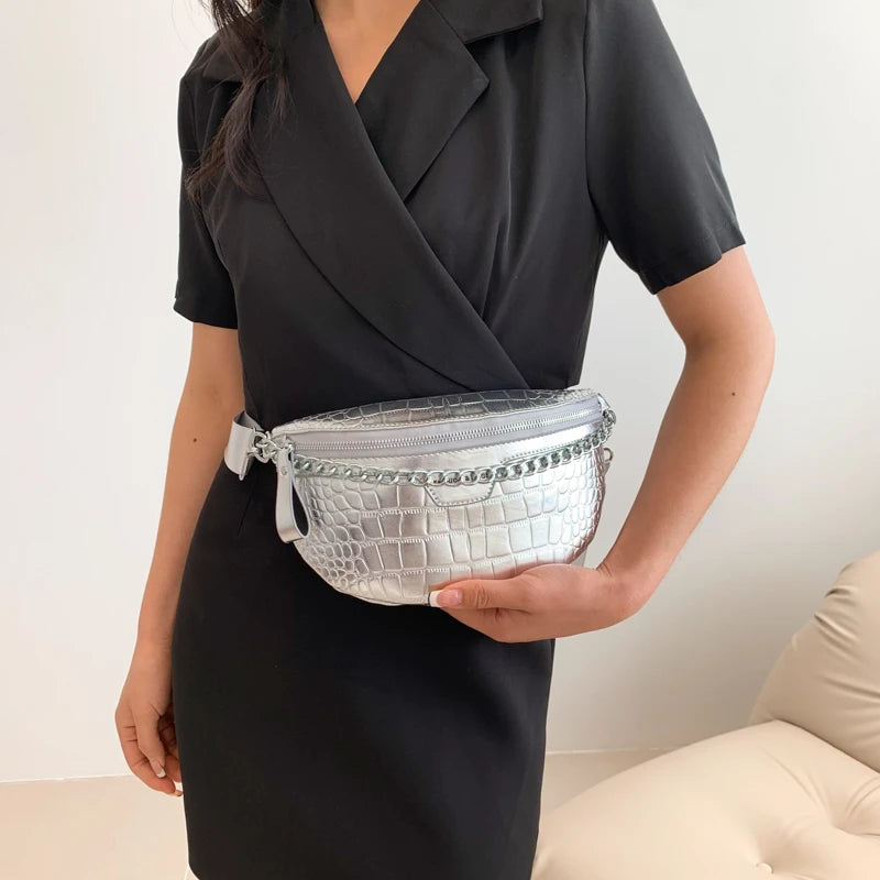 Sac Banane Femme Métallisé