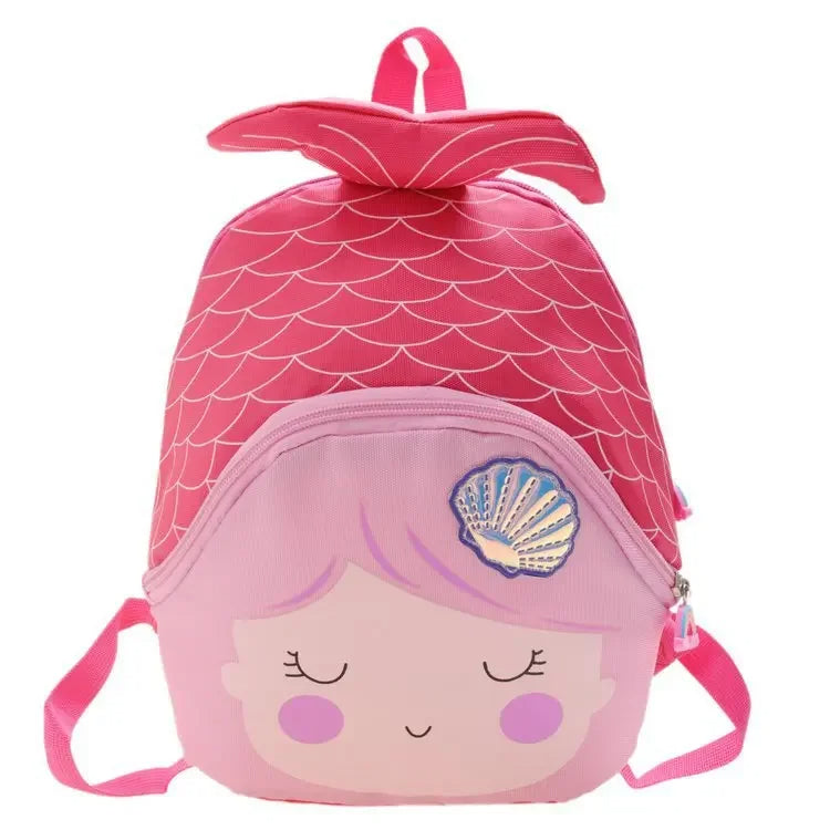 Sac Pour Petite Fille au Design de Sirène - Rouge