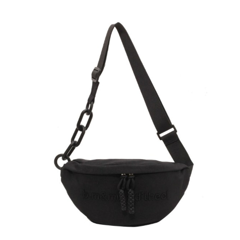 Grand Sac Banane Femme - Noir