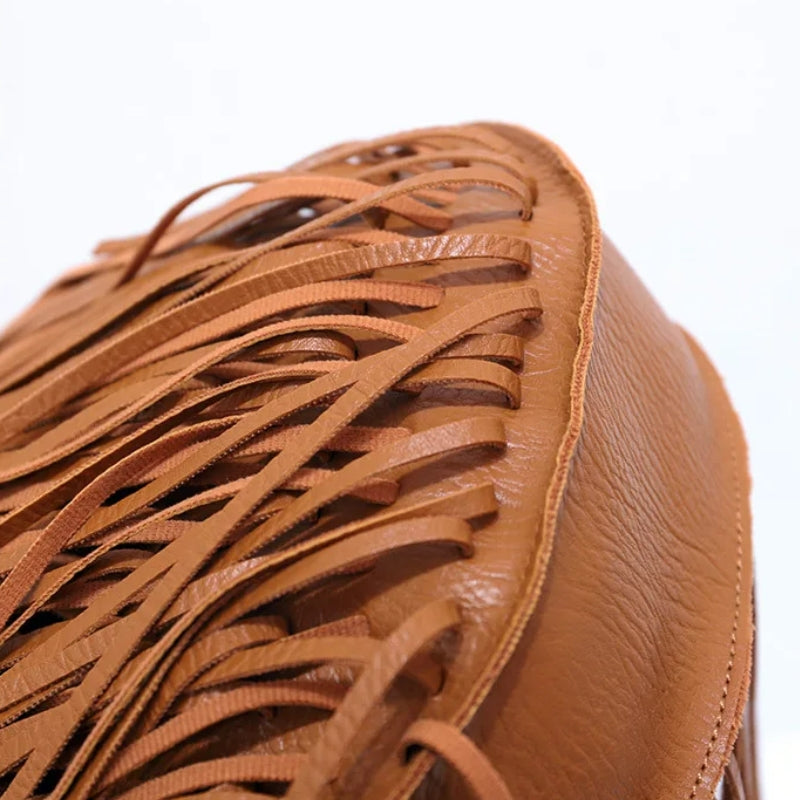 sac avec franges femme