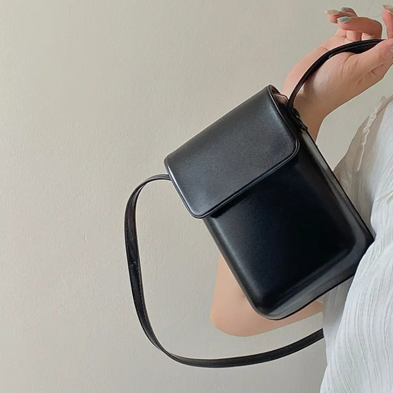 sac femme bandouliere cuir noir