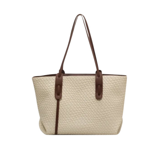 Sac Cabas Tressé - Ivoire