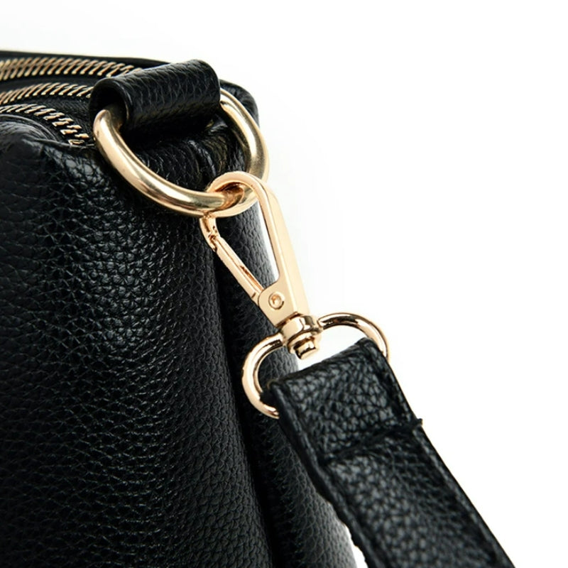 sac noir et doré femme