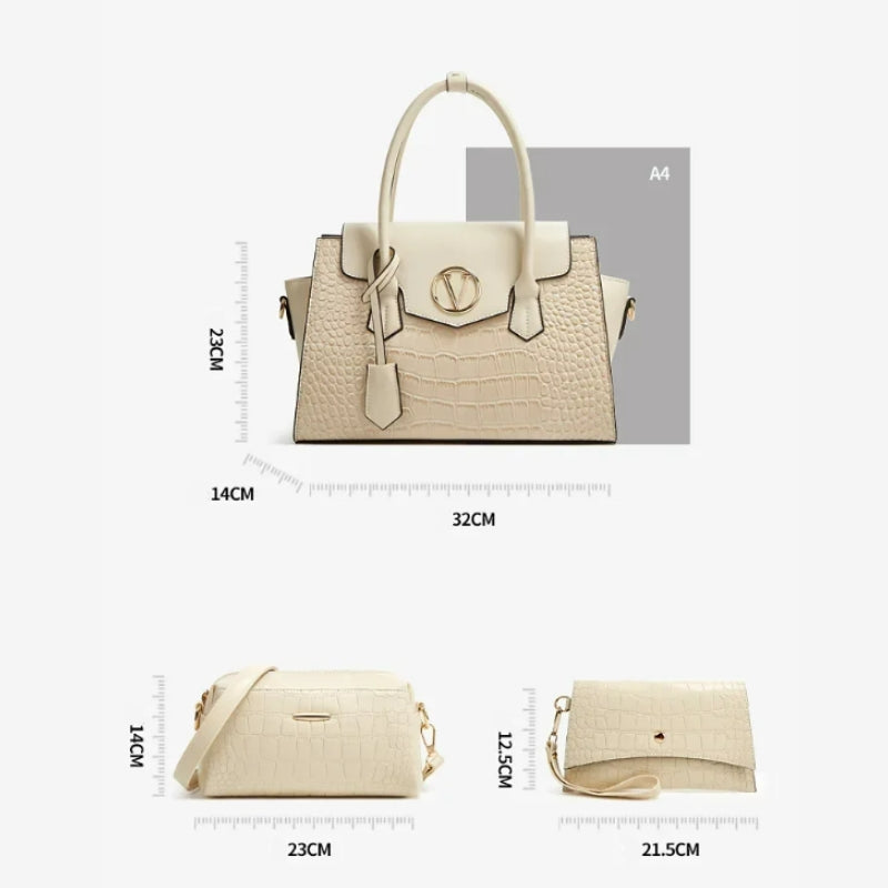 sac femme chic avec pochette assortie 