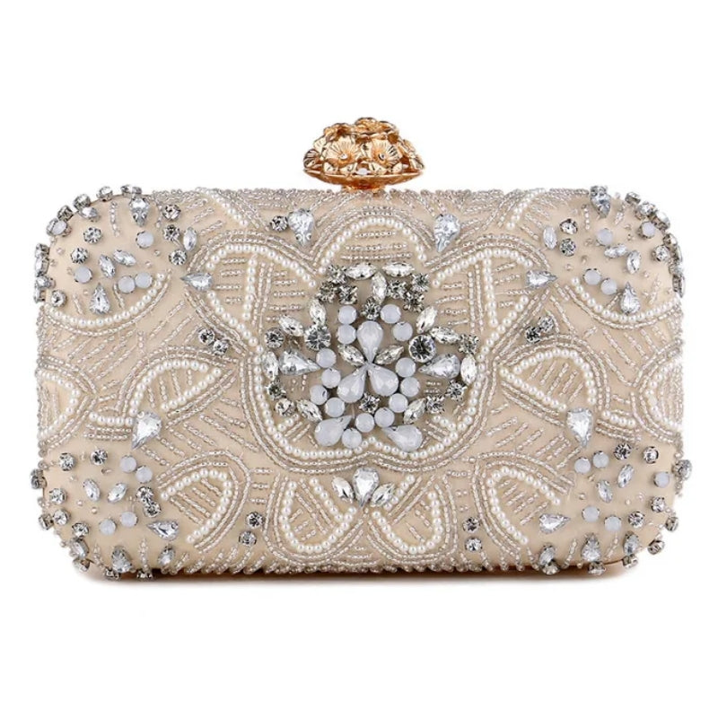 Pochette avec Strass - Doré