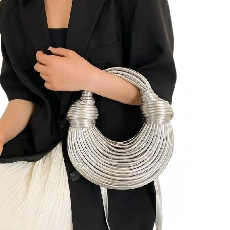 sac femme argenté 