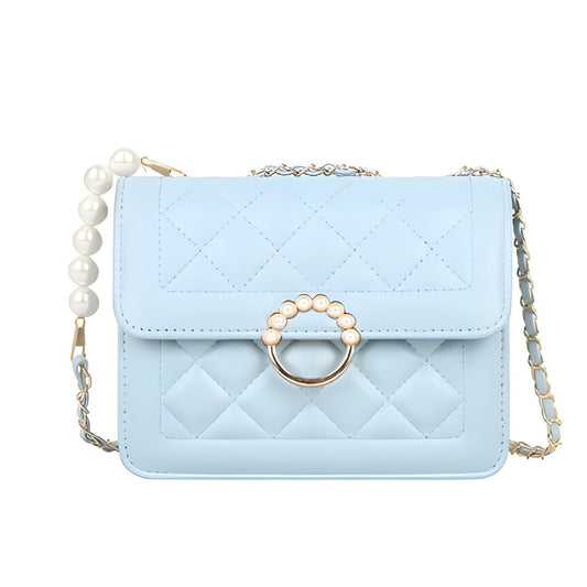 Sac à Main Matelassé avec Perles