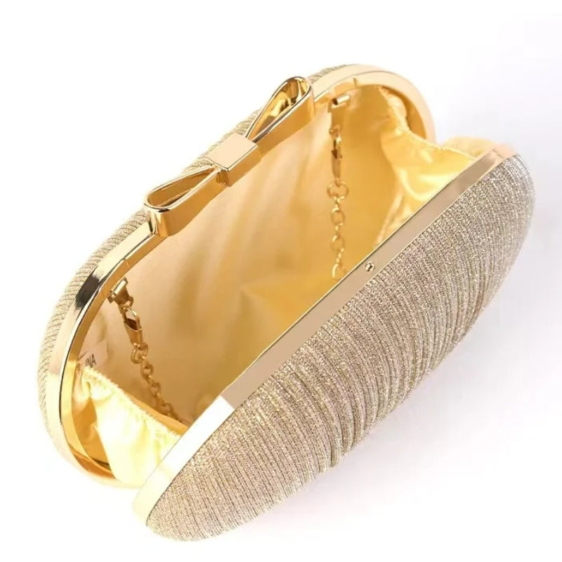 sac soirée doré