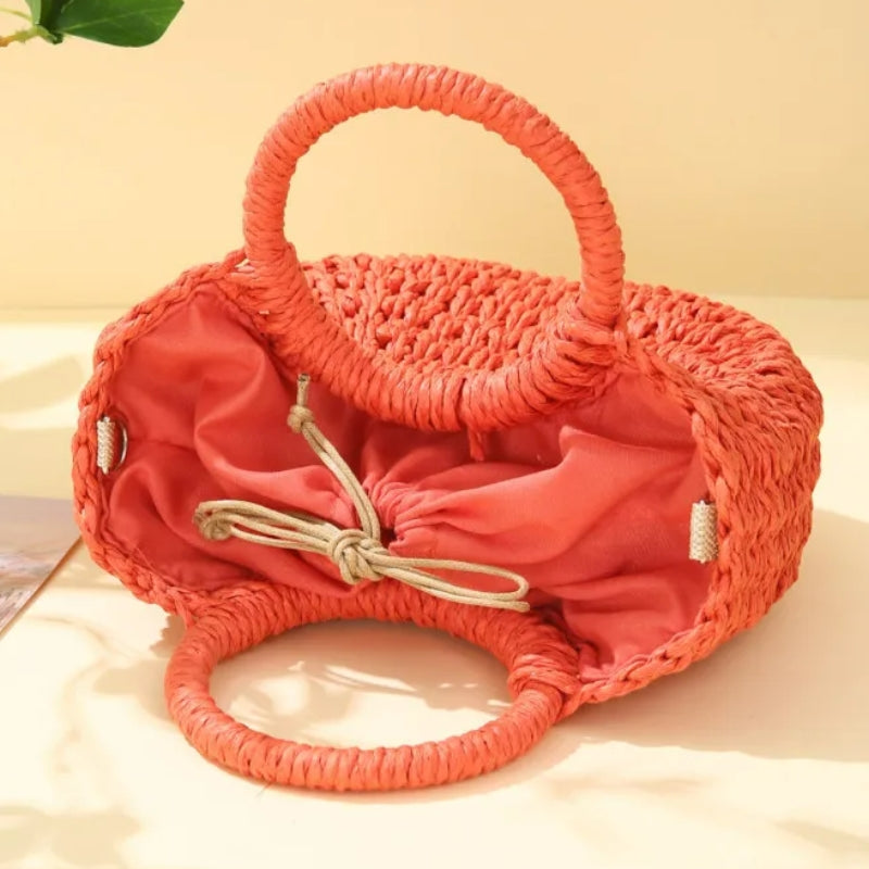 panier de paille été 