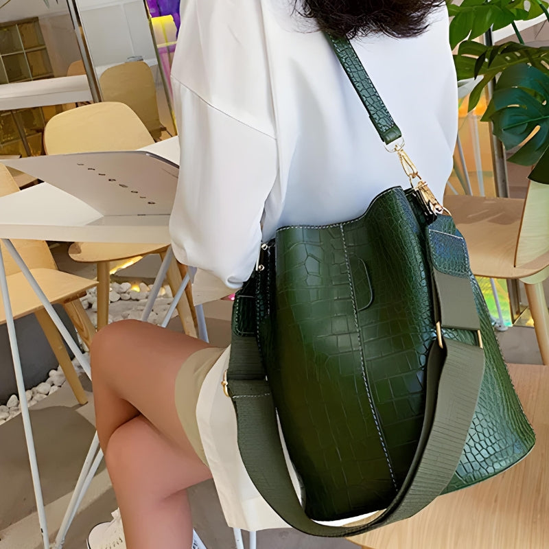 sac seau crocodile