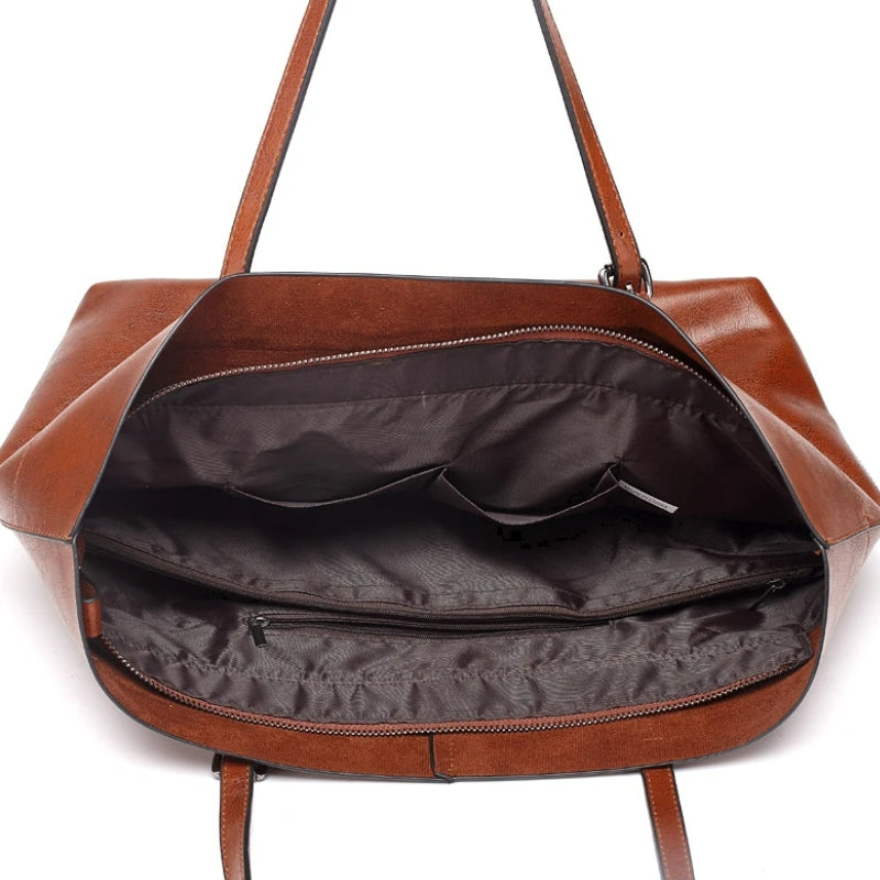 Sac à Main Cuir Souple - Lora - Camel Marron - Bagagerie Sac à Main Cuir Souple - Lora - Camel Marron - Bagagerie