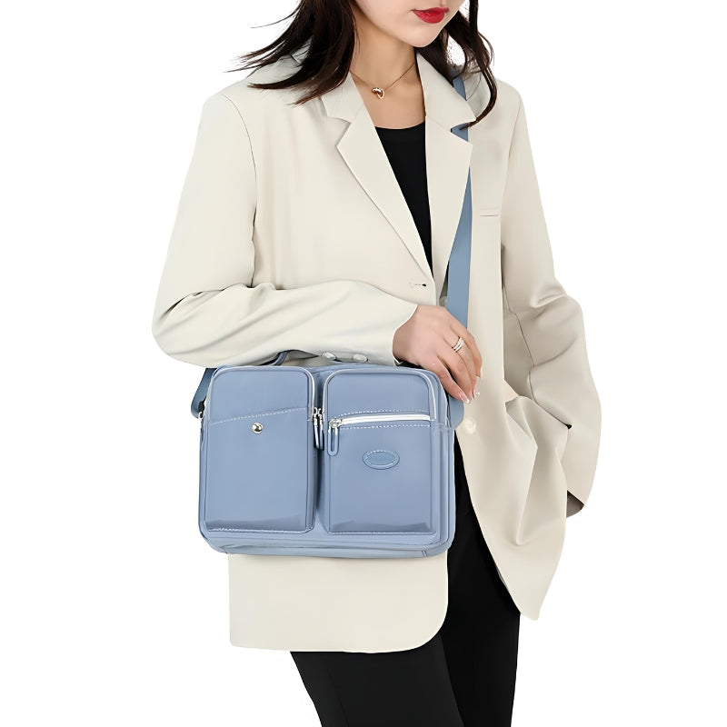 Sac Ordinateur Femme portée à la main - Bleu - Bordeaux - Noir - Rose