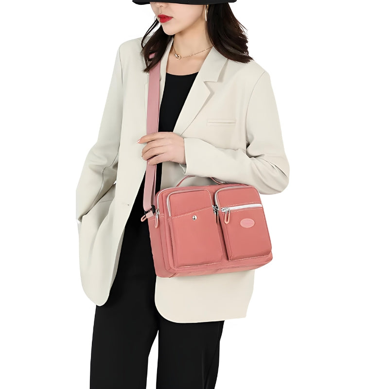 Sac Ordinateur Femme portée à la main - Bleu - Bordeaux - Noir - Rose