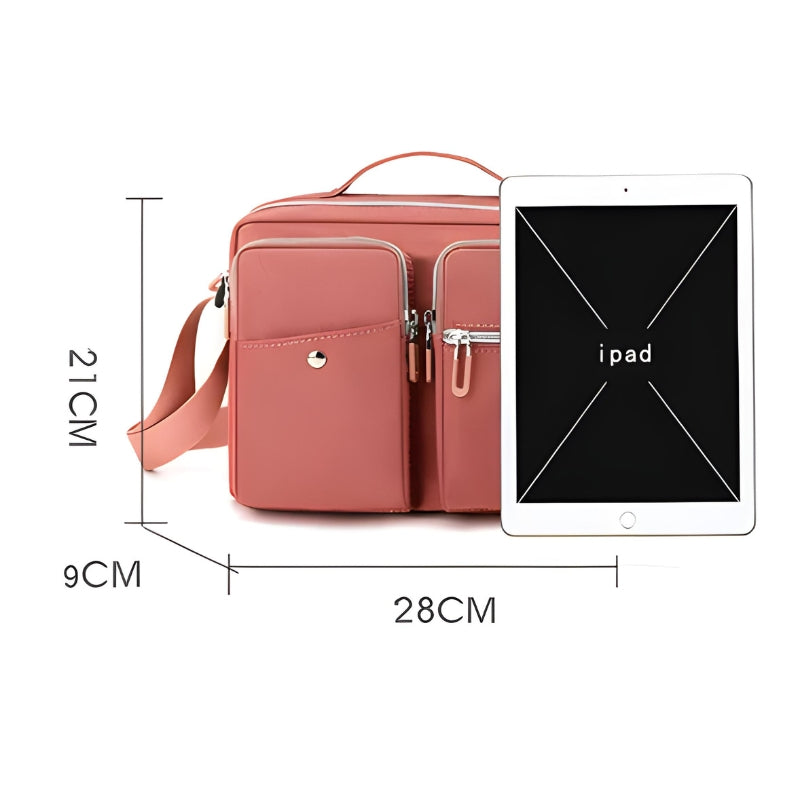 Sac Ordinateur Femme guide des dimensions - Bleu - Bordeaux - Noir - Rose