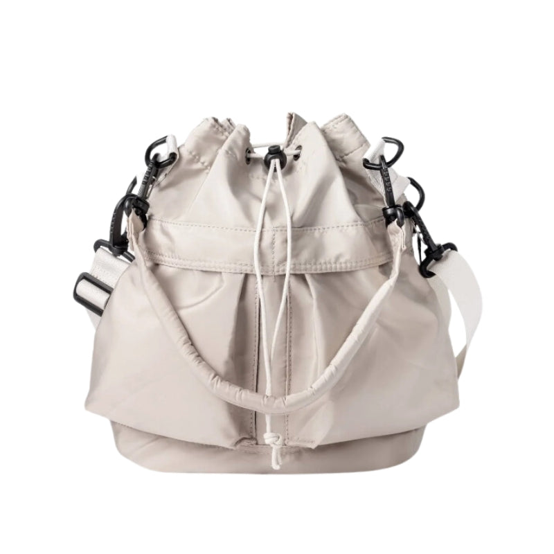 Sac Bourse en Nylon - Blanc Crème