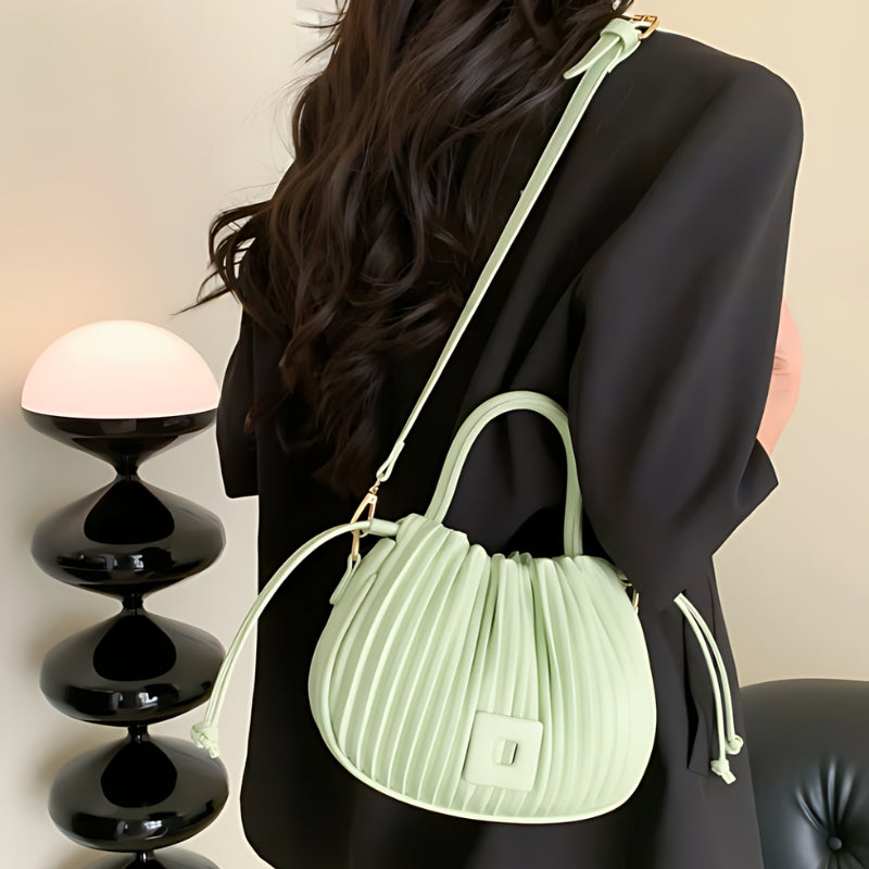 sac bourse plissé