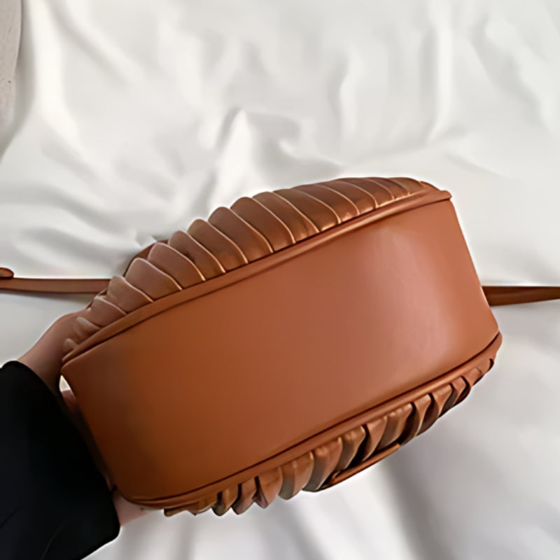sac plissé cuir 