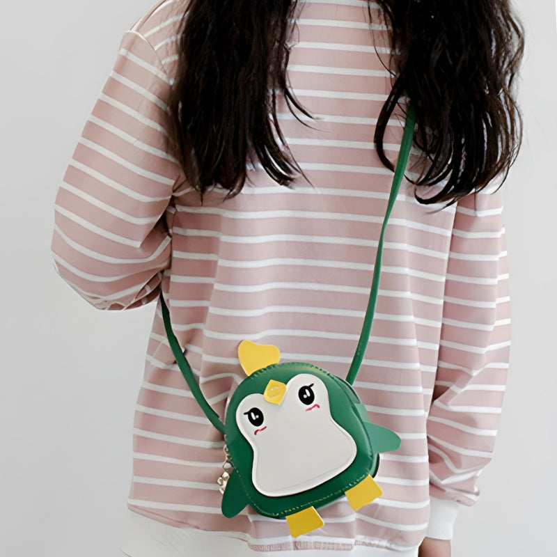 Petit Sac Fille portée à l'épaule - Rose - Noir - Jaune - Rouge - Vert