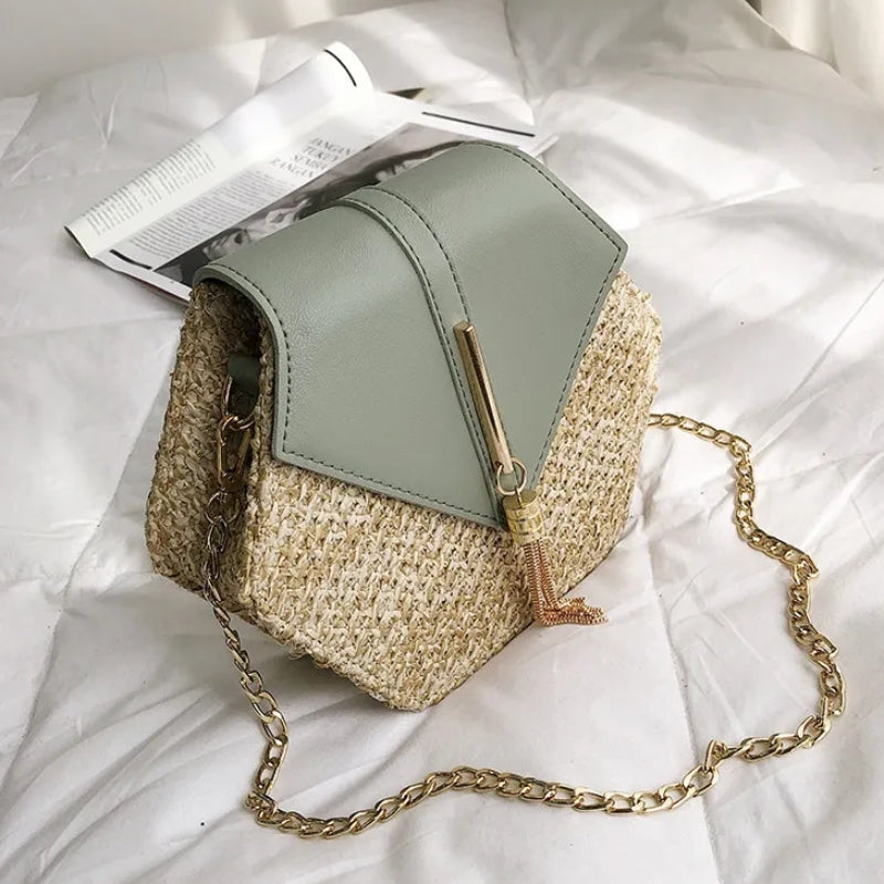 sac en rotin femme