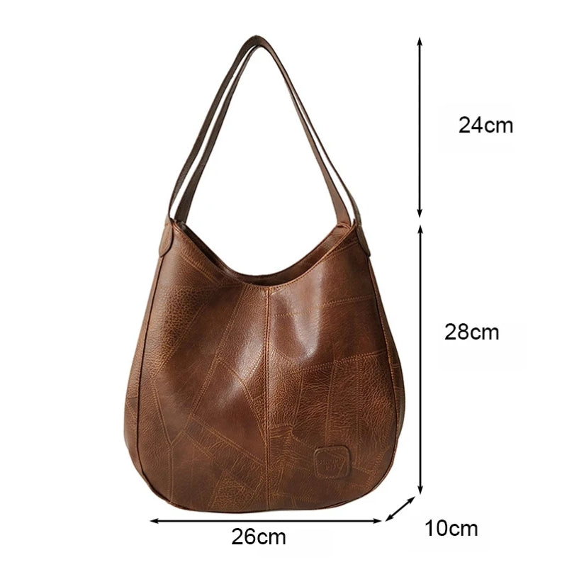Sac à Main Fourre Tout Cuir Souple