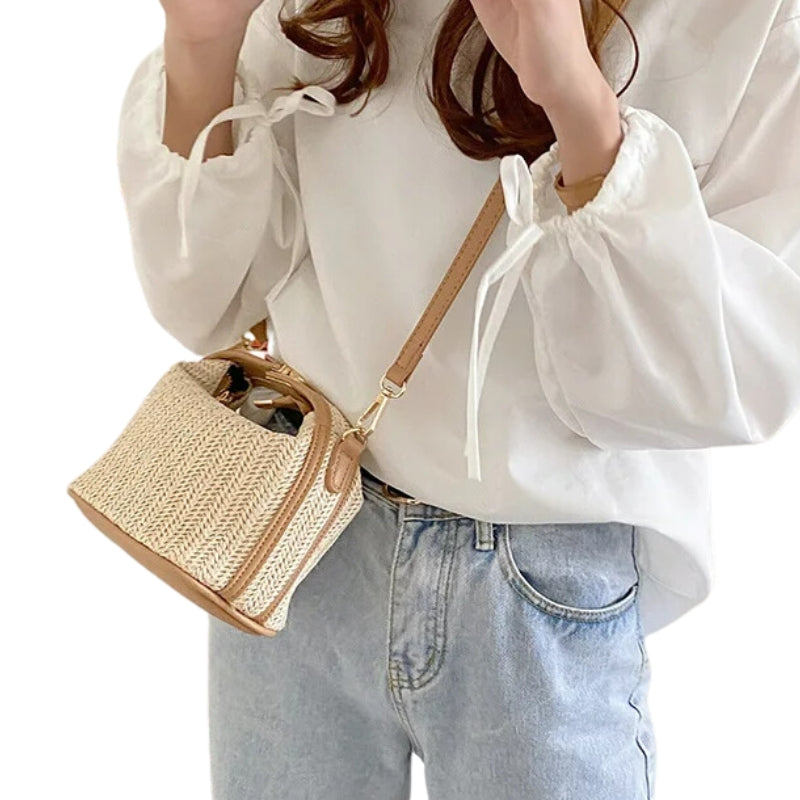 petit sac en rotin