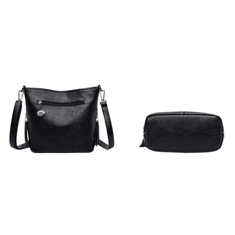 sac noir cuir