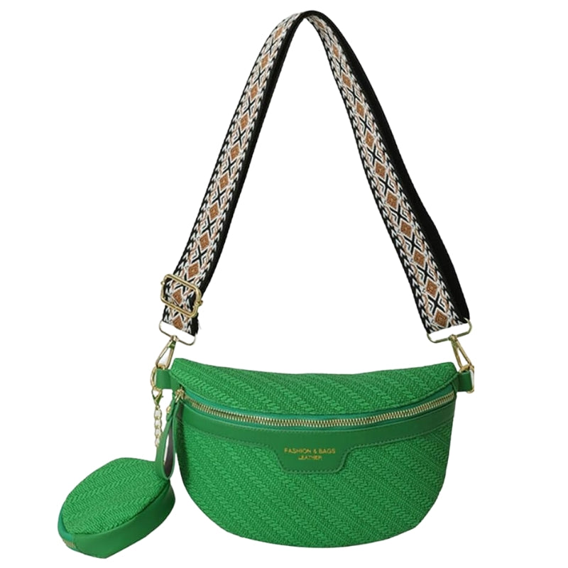 Sac Banane Femme Luxe - Vert