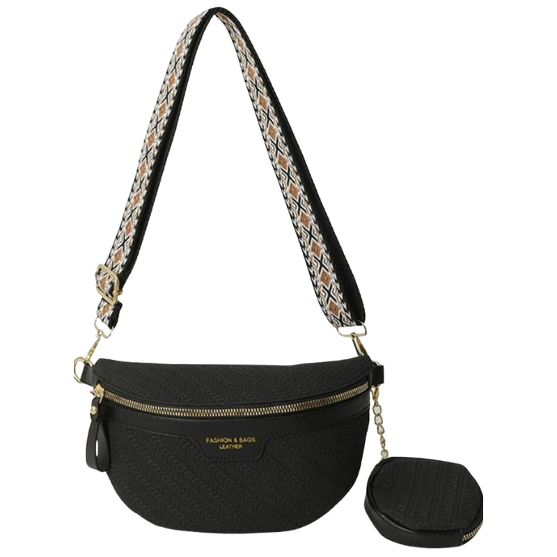 Sac Banane Femme Luxe - Noir