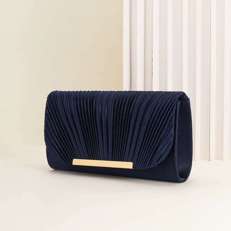 Pochette Doré Mariage mise en scène élégante - Doré - Argenté - Rose - Bleu Marine - Noir