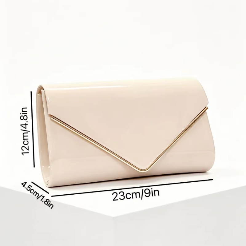 Sac à Main de Mariage Cérémonie guide des dimensions - Beige