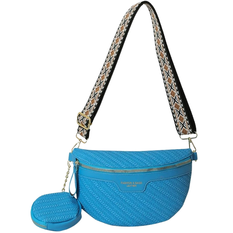 Sac Banane Femme Luxe - Bleu