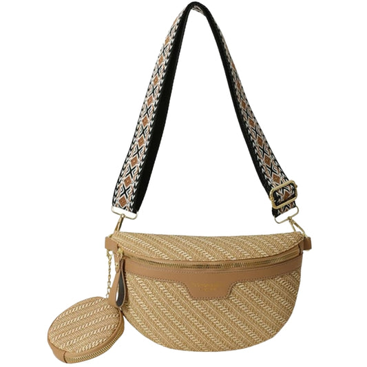 Sac Banane Femme Luxe - Beige