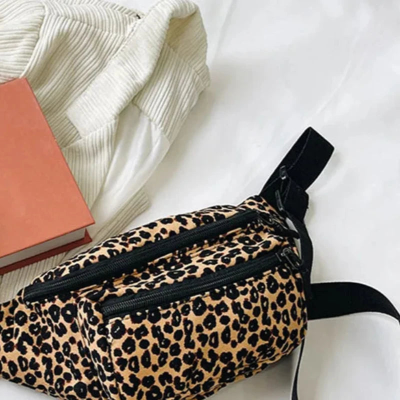 Sac Banane Femme à Motif Léopard