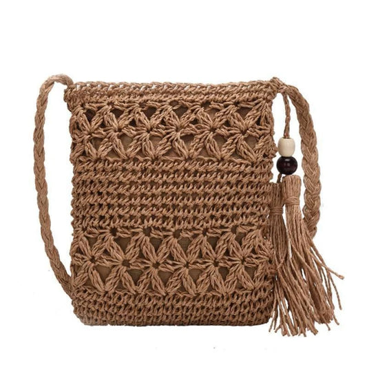 Pochette en Paille Femme