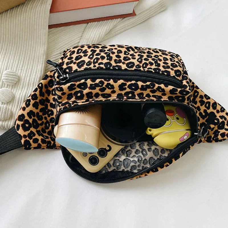 Sac Banane Femme à Motif Léopard
