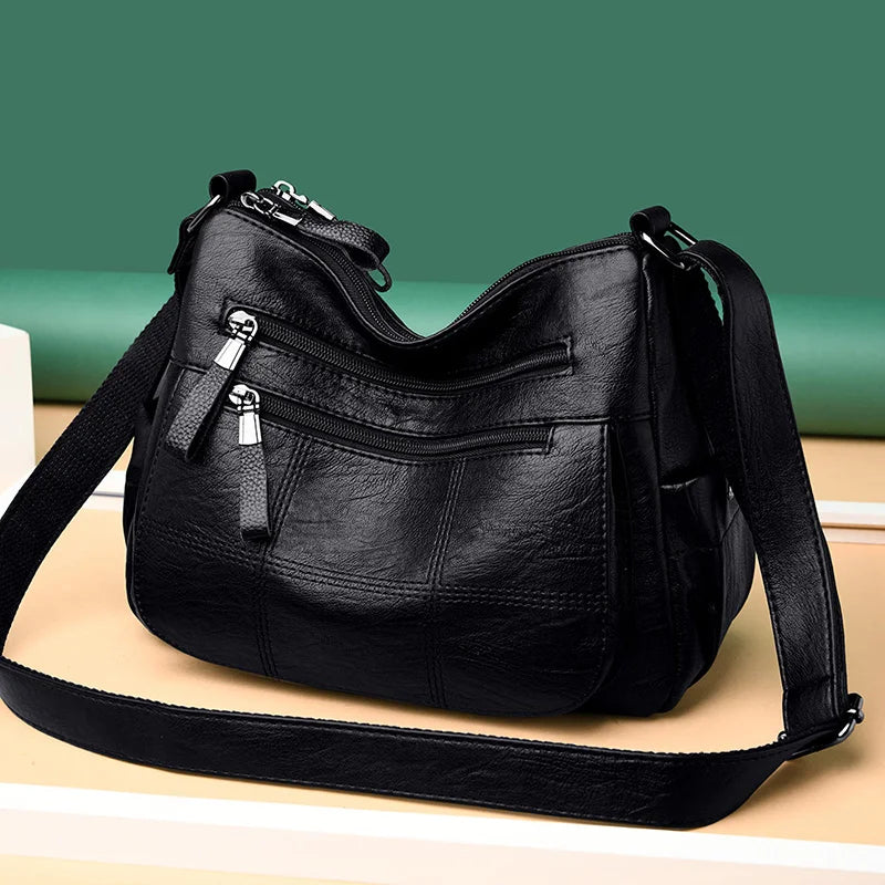 sac femme noir cuir 