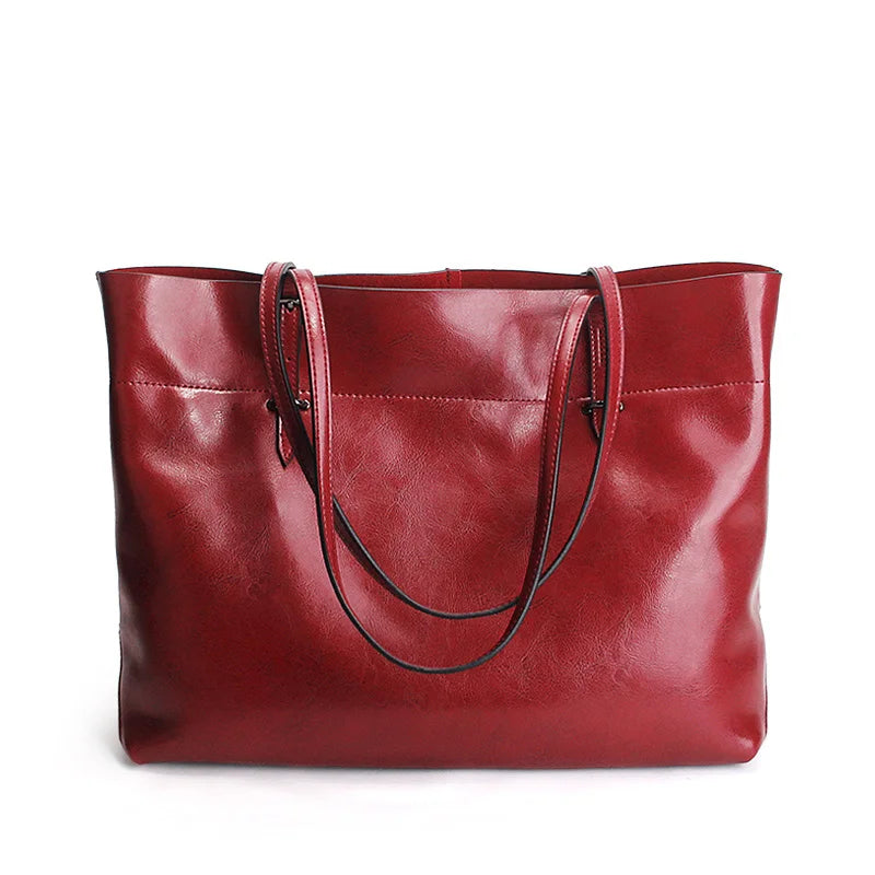 Sac à Main Cuir Rouge