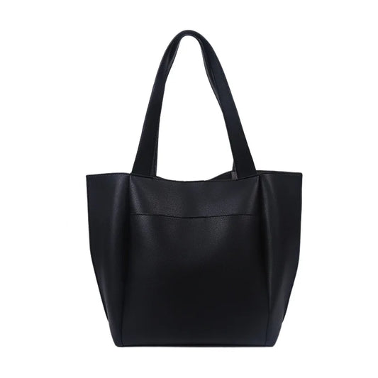 Sac à Main Cabas Noir - Noir
