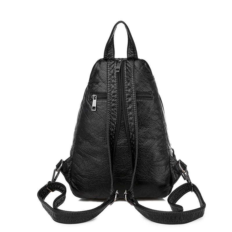 Sac à Main et à Dos Femme Noir et Compact