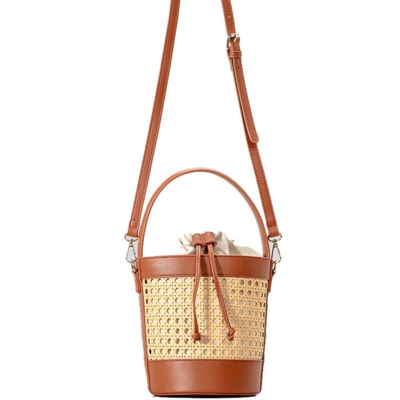 Sac Effet Osier Design avec Bandoulière