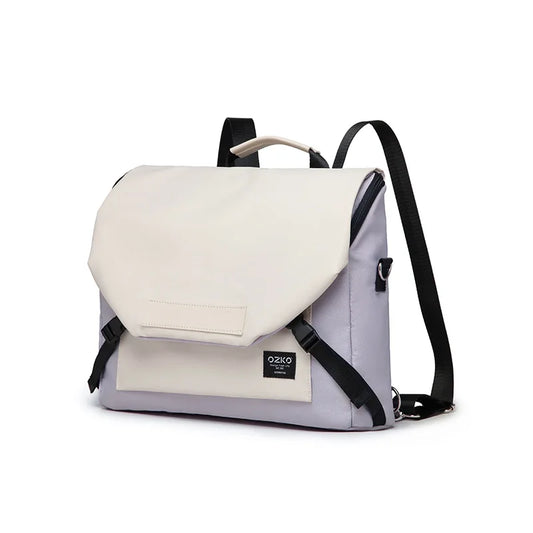Sac Ordinateur Femme Moderne en Nylon sur fond blanc