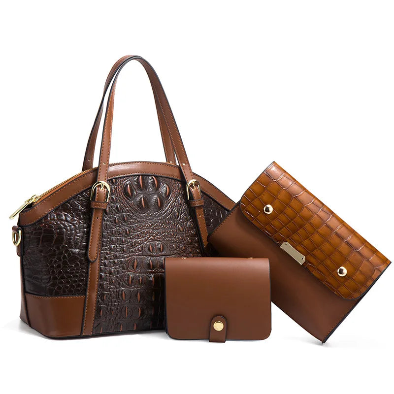 sac et portefeuille croco 