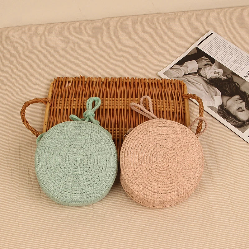 sac en paillé tissé