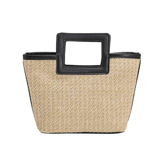 Sac en Osier Chic et Moderne sur fond blanc